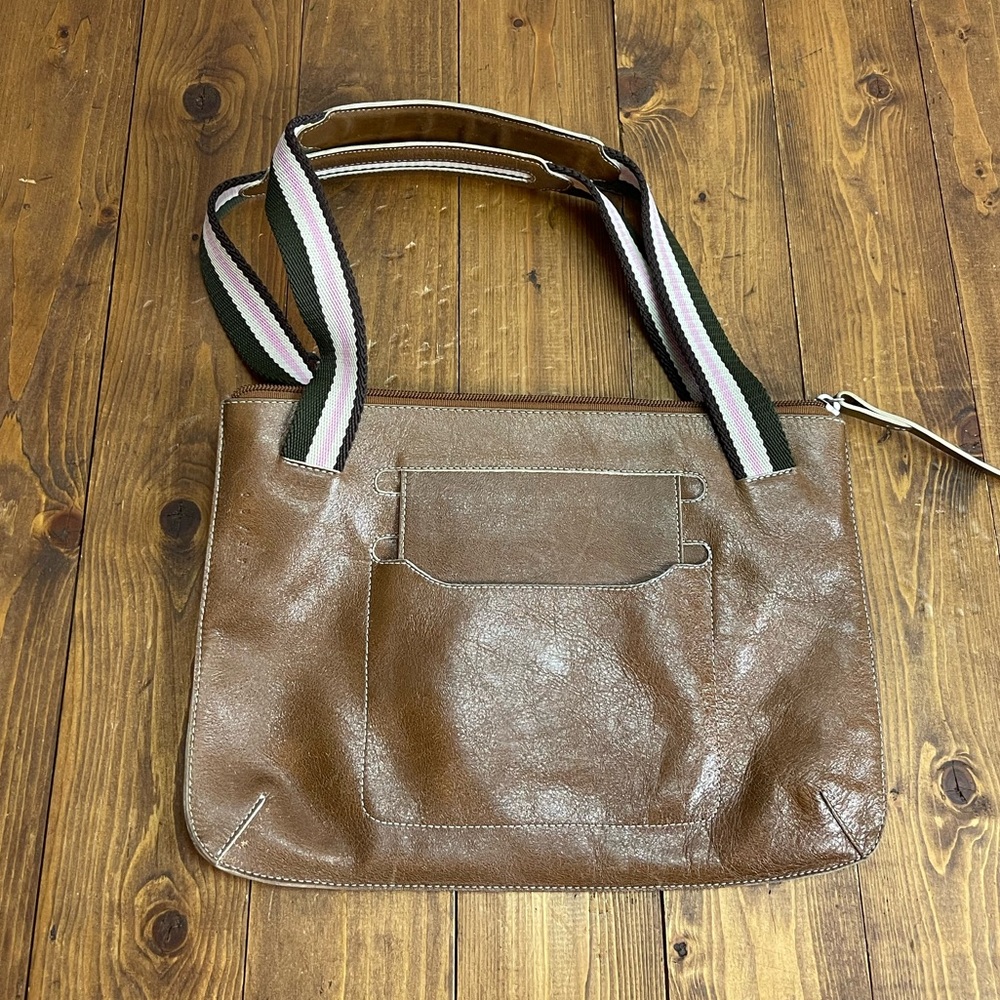 Lazaro tan leather purse